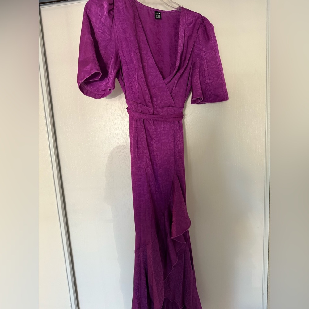SHEIN Vibrant Magenta Dress